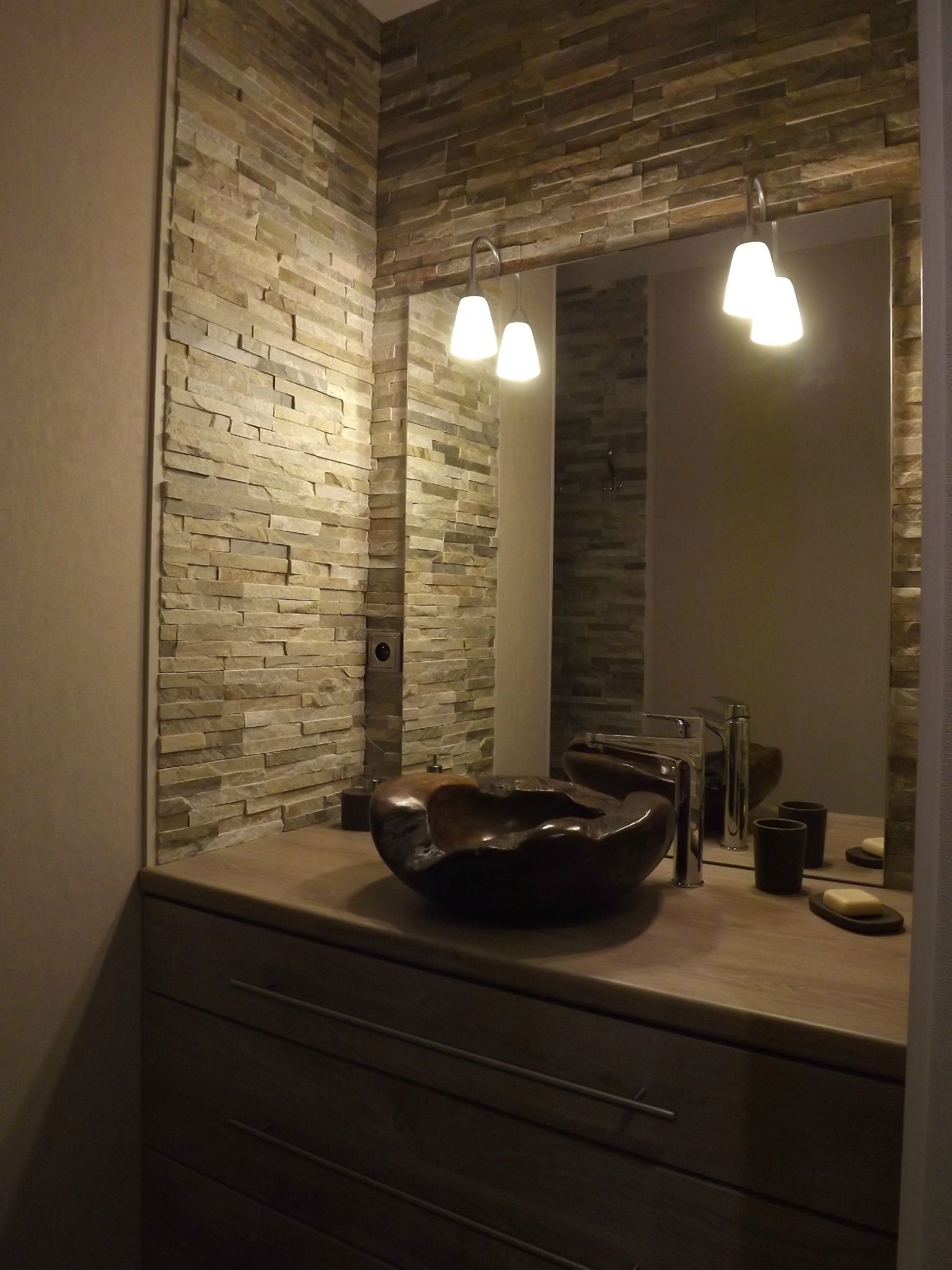 Carrelage salle de bain marron et beige: salle de bain turquoise ...