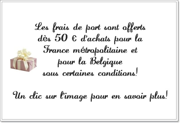 frais de port boutique 2016