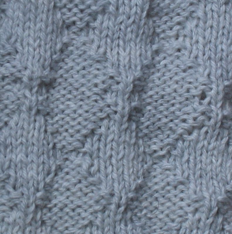 tricoter un losange