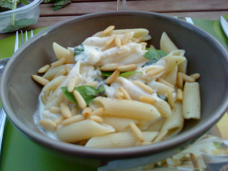 PENNES AU GORGONZOLA LA TABLE DE CHRYS