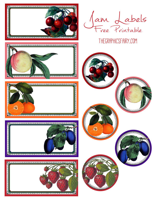 homemade jam labels clipart - photo #32
