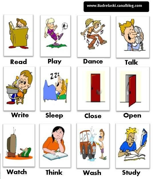 clipart images of verbs - photo #26