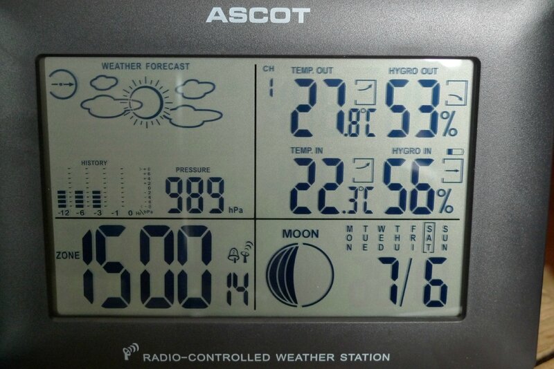 ascot radio controlled weather station w210 manual