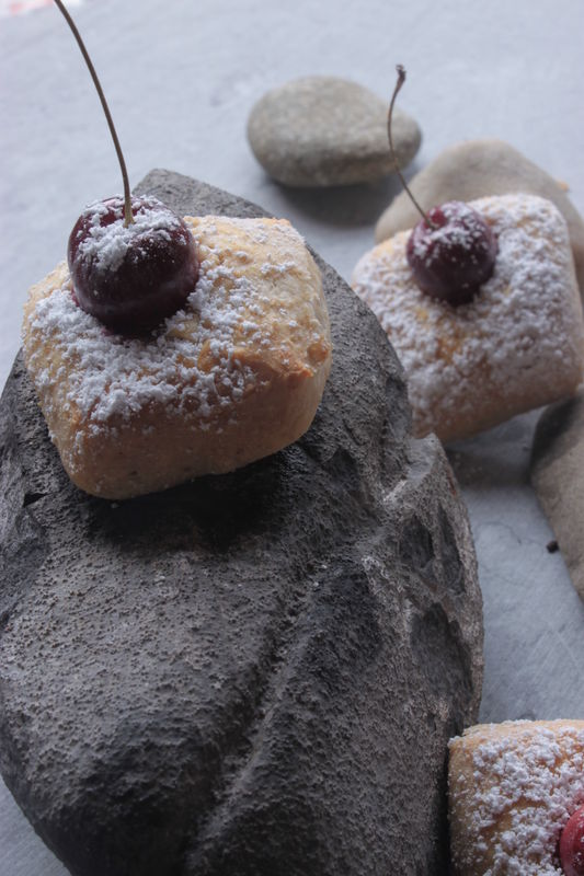 Scones au cerises