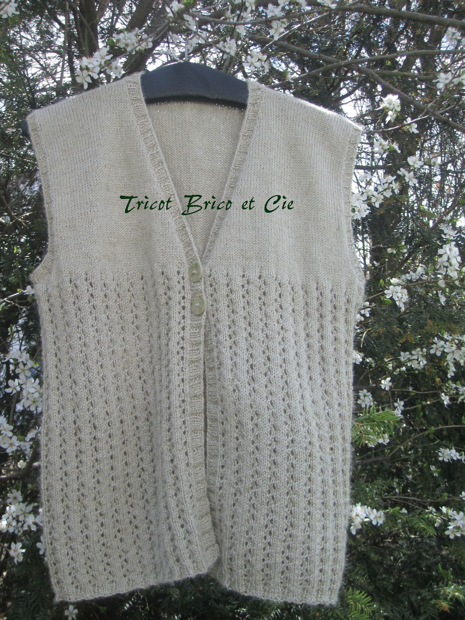 comment tricoter un pull sans manches