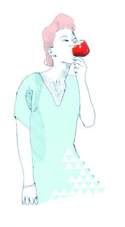 fille_pomme