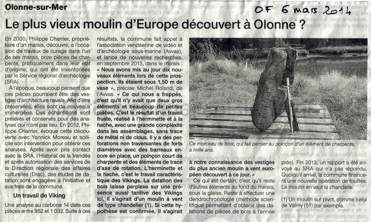Ouest France 6 mars 2014