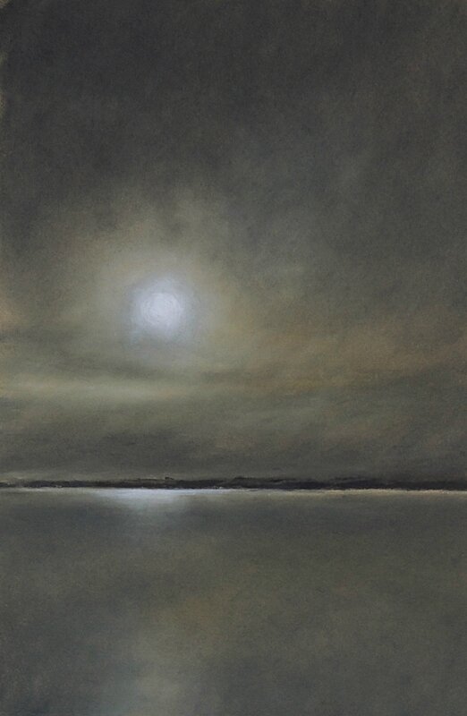 horizon elevation 39 nov 2015, pastel 32 x 48 cm
