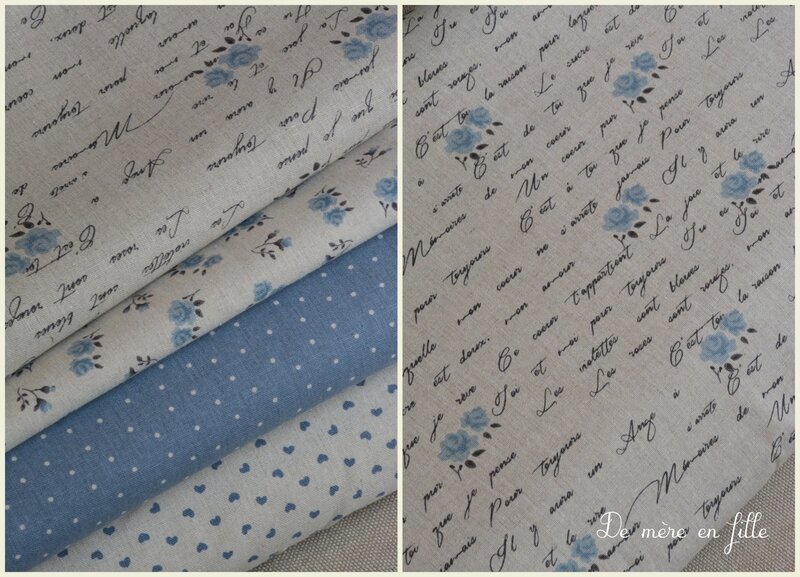 ecritures bleues
