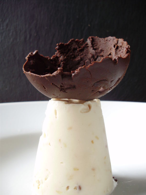 Glace au yaourt de soja caramelle de sesame