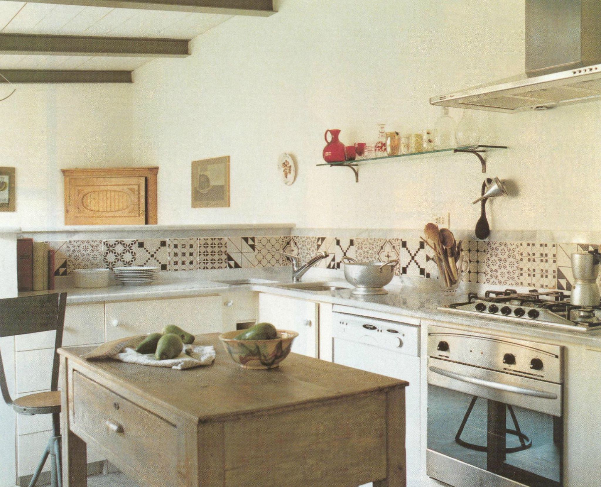 Credence cuisine ardoise: carrelage cuisine, pierre naturelle ...