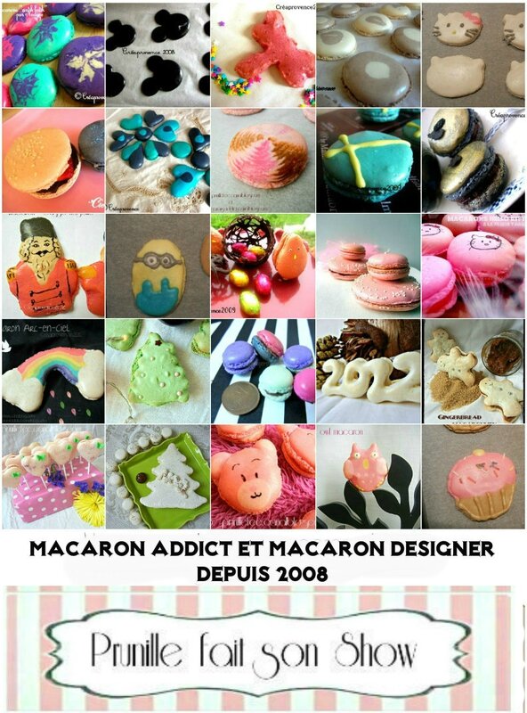 collage macaron design prunillefee macaronaddict
