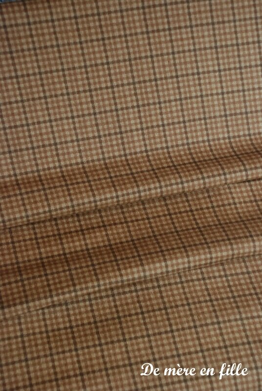 marron cuivré carreaux