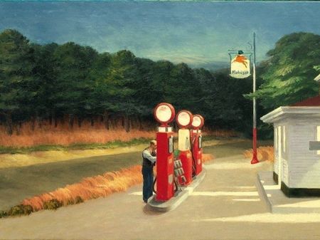 Gas, Edward Hopper, 1940
