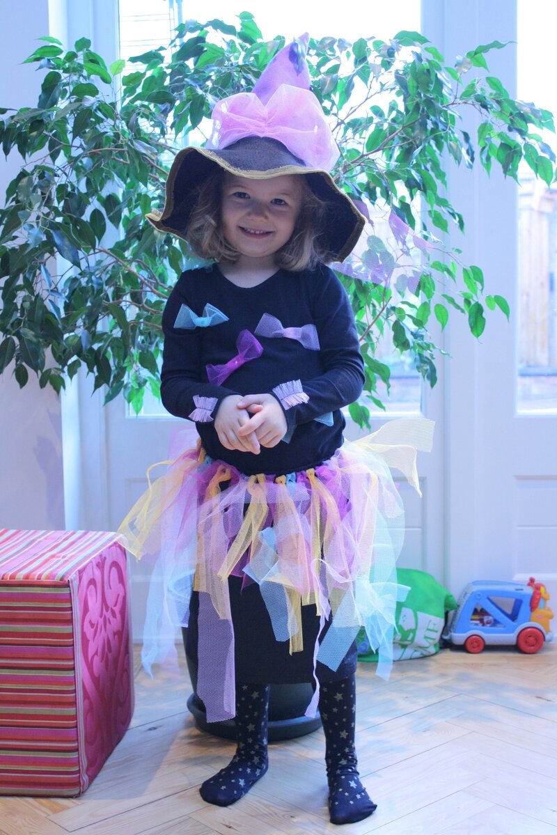 Costume de sorcière à tutu, à faire vous-même