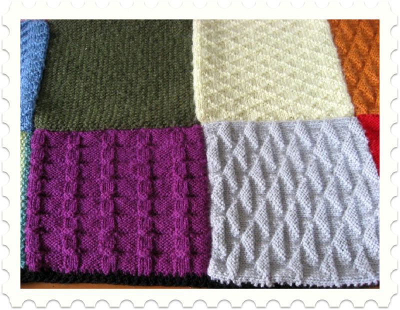 Comment tricoter un patchwork