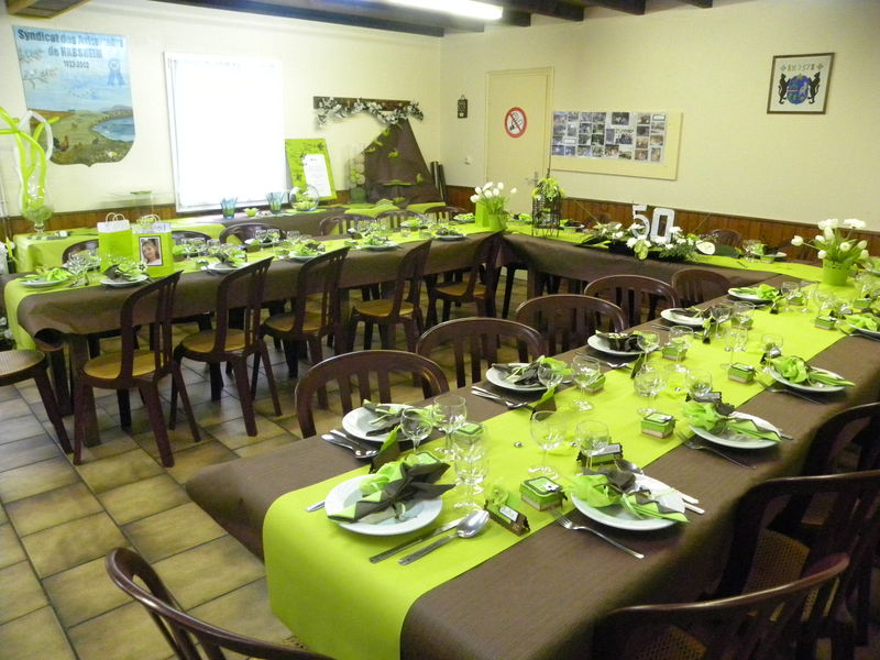 décoration de table pour un anniversaire 50 ans