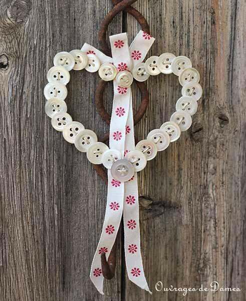 coeur de boutons