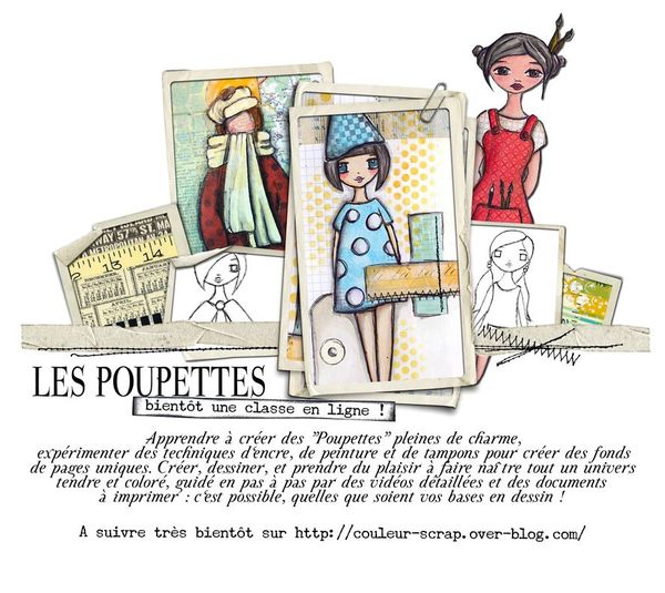 Classe en ligne Poupettes - l'affiche