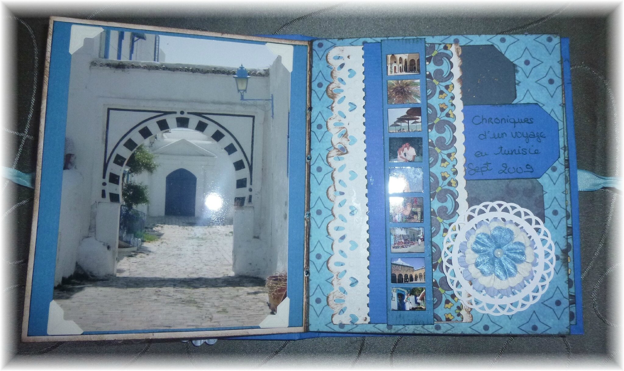 «Voyage en Tunisie»  Témoignage sur : Scrapbooking : montrez nous votre