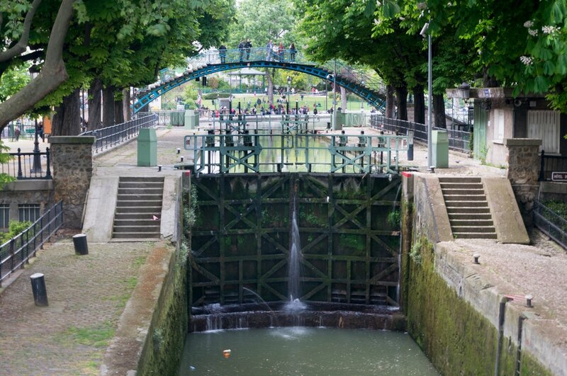 Ecluse sur le canal Saint-Martin