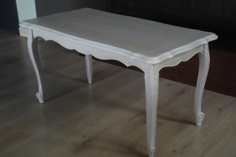 Table de salon style Louis XV! - Relooking de meubles, Nadrénov!