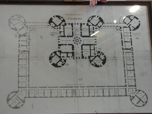 Plan de Chambord  Photo de Chateaux de la Loire  Daio's blog, pour