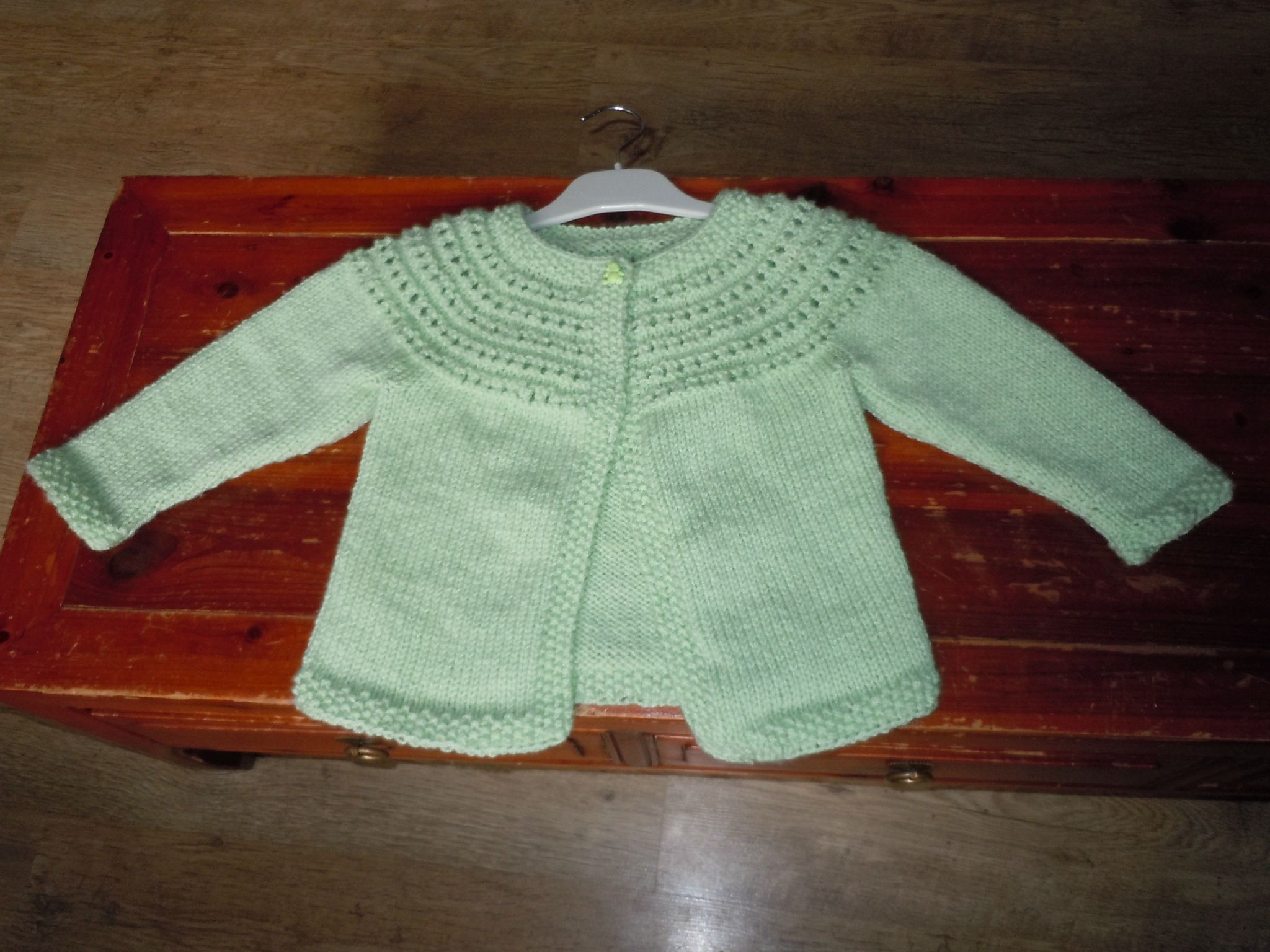tricoter un gilet taille 4 ans