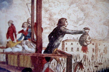 la table de guillotine