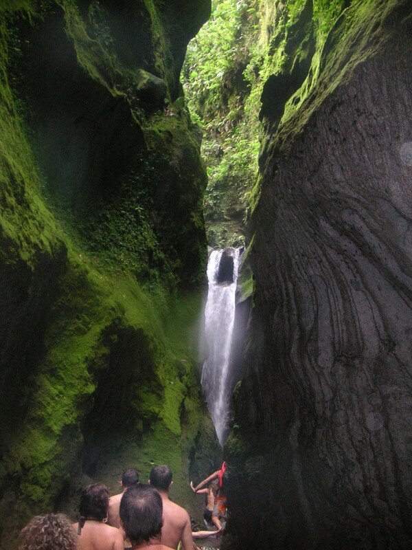 Les gorges de la falaise - La vie sous les cocotiers