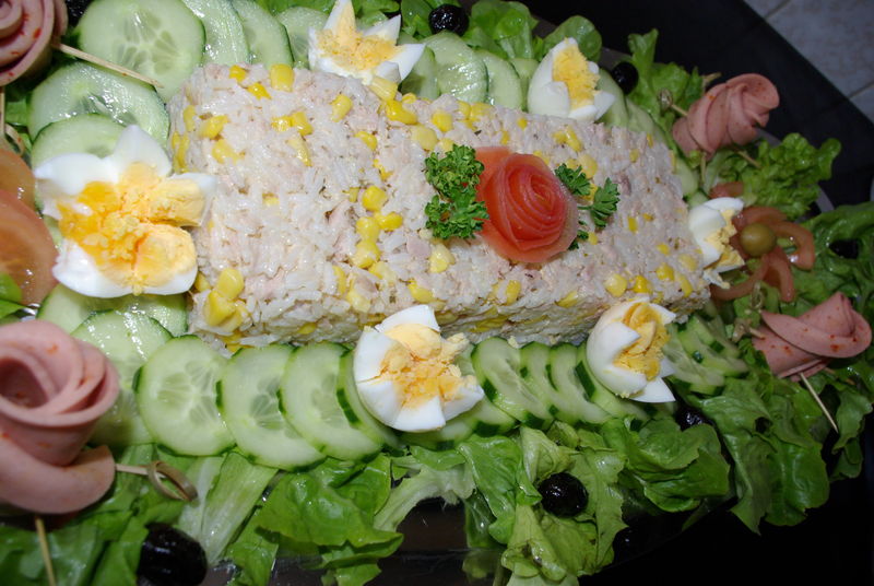 Belle Presentation Cake Courgettes Tomates Oeufs Belle Presentation Cake Courgettes Tomates Oeufs