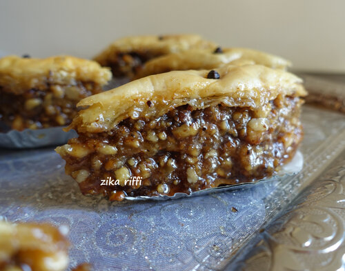 Baklava aux noix : Recette de Baklava aux noix