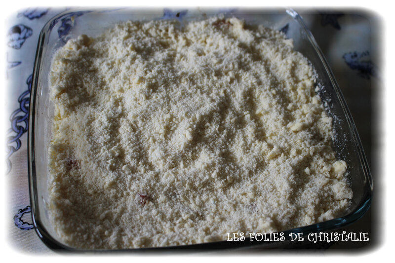 Crumble courgettes 6