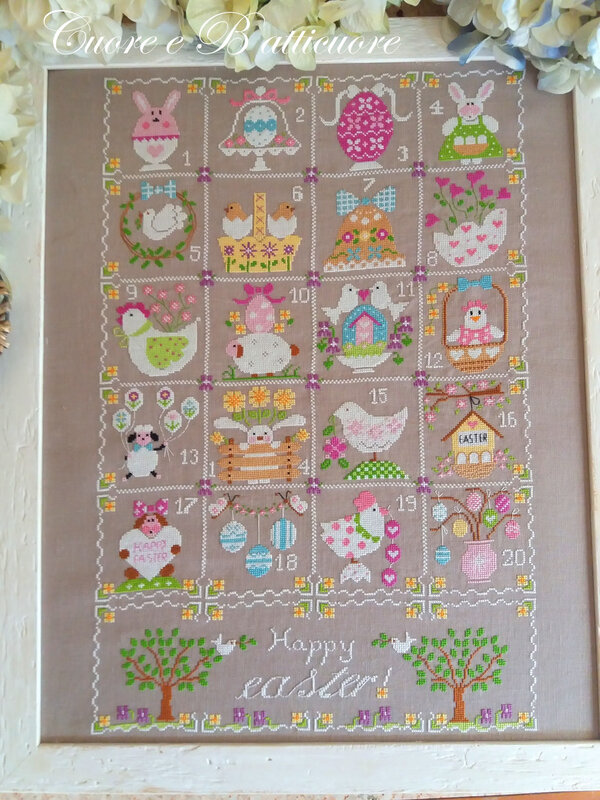shabby easter calendar 1