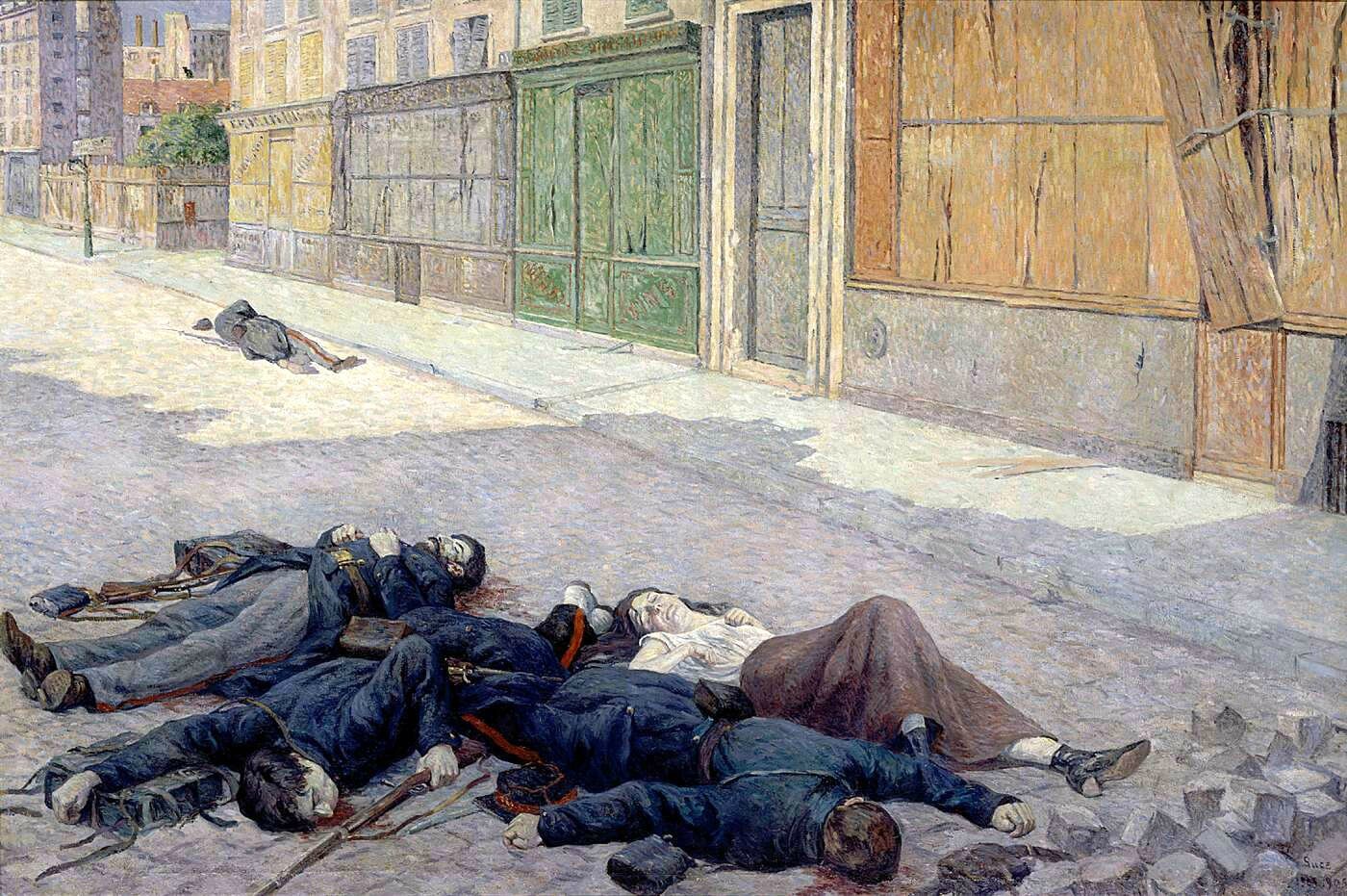 Lucé, une rue à Paris en mai 1871