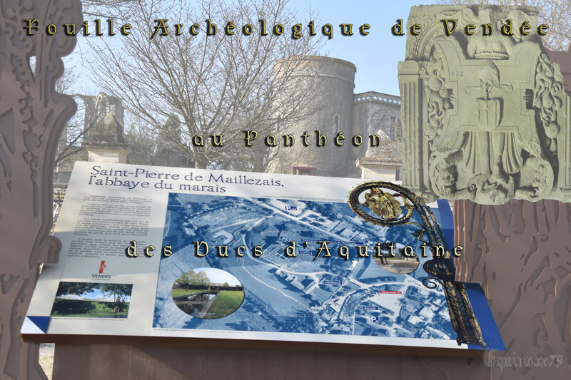Fouille archéologique de Vendée au Panthéon des Ducs d’Aquitaine Abbaye Maillezais (1)