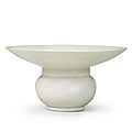 A rare dingyao spittoon, zhadou, northern song dynasty (960-1127)