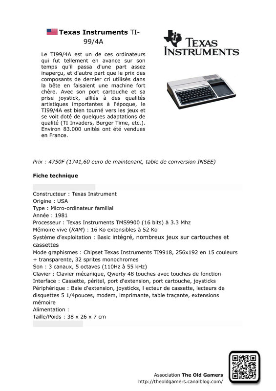 Texas Instruments TI-99 4A-1