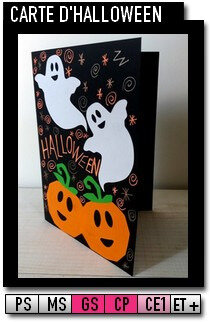 333-Automne-Carte d'Halloween