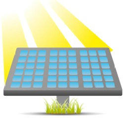 illustration d’un panneau solaire