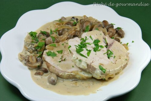 Rôti de dinde au Boursin