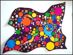 47_FORMES GEOMETRIQUES_à partir de Ensemble multicolore de Kandinsky réalisation (14cadre)
