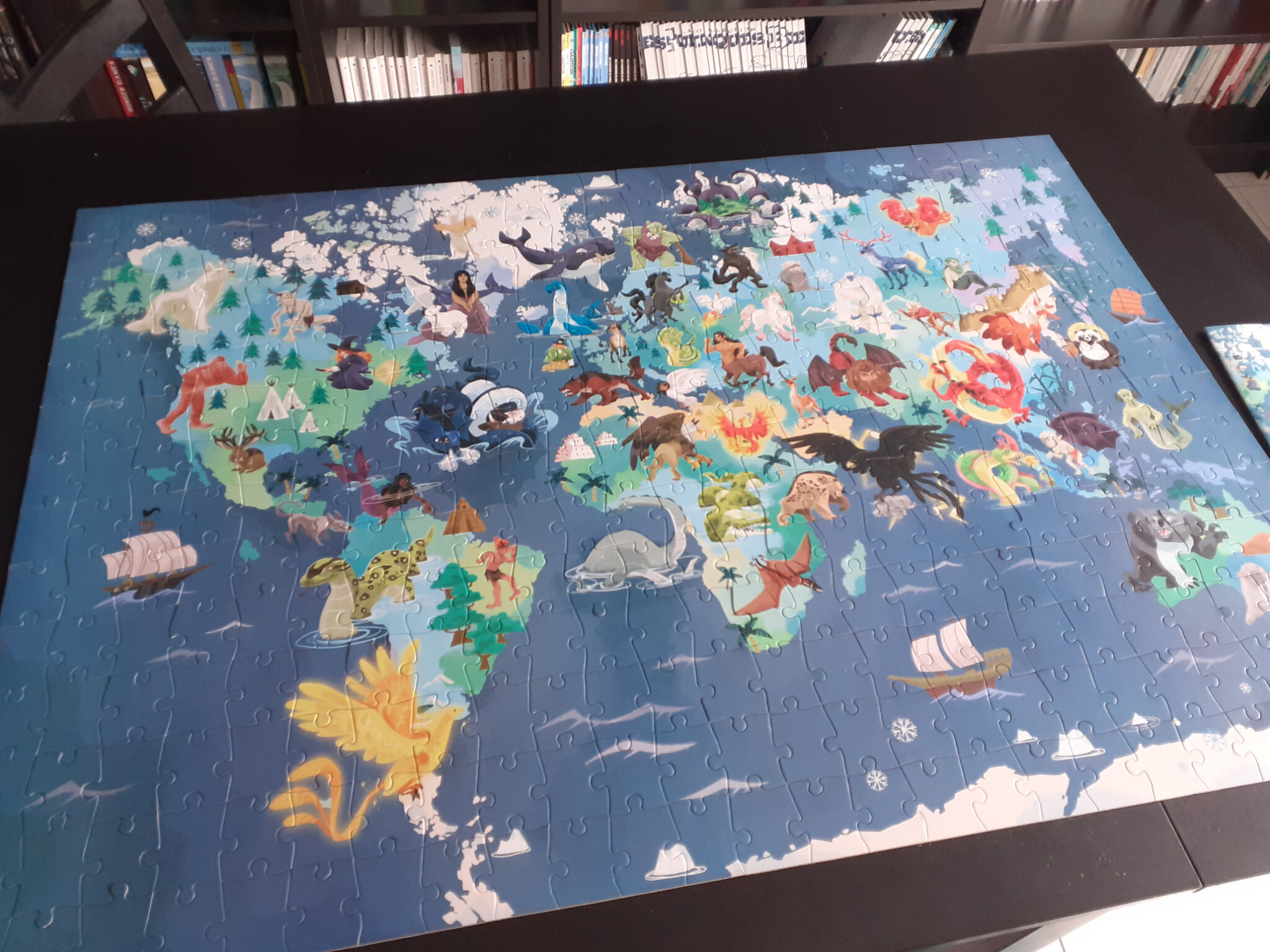 Puzzle en carton Découvrir le monde