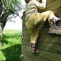 pantalon à taille élastiquée les Bêtes de Céline