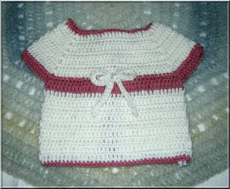 Gilet roseblancdvt