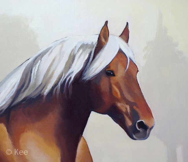 Peinture De Cheval Comtois Keelife - 