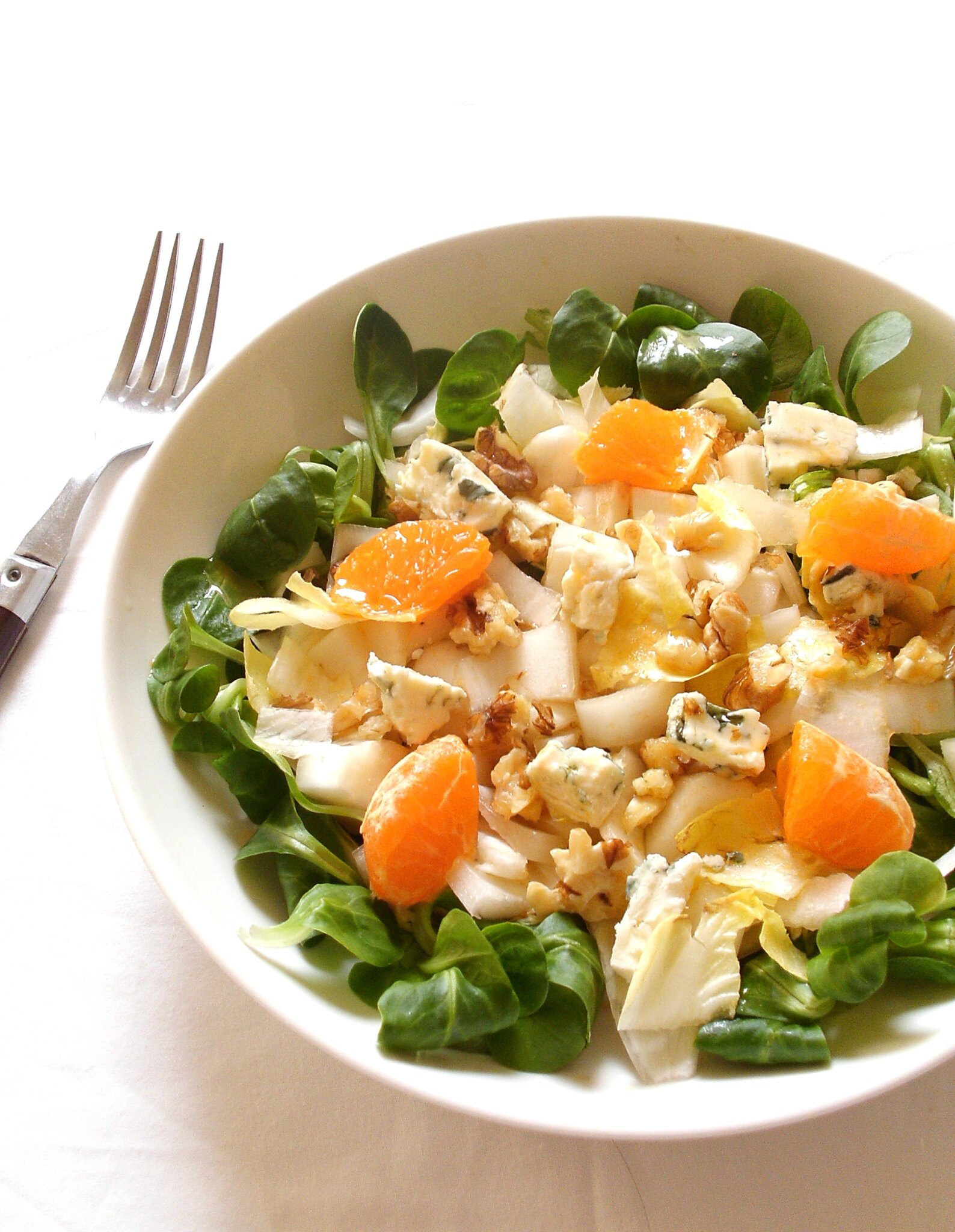 Recette Salade endives bleu noix - Blog de