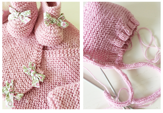 tricot Rose Cote passion