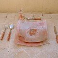 ASSIETTES METALLIQUE