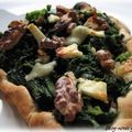 Tarte épinard fêta et noix toute faite maison en un minimum de temps : c'est possible !